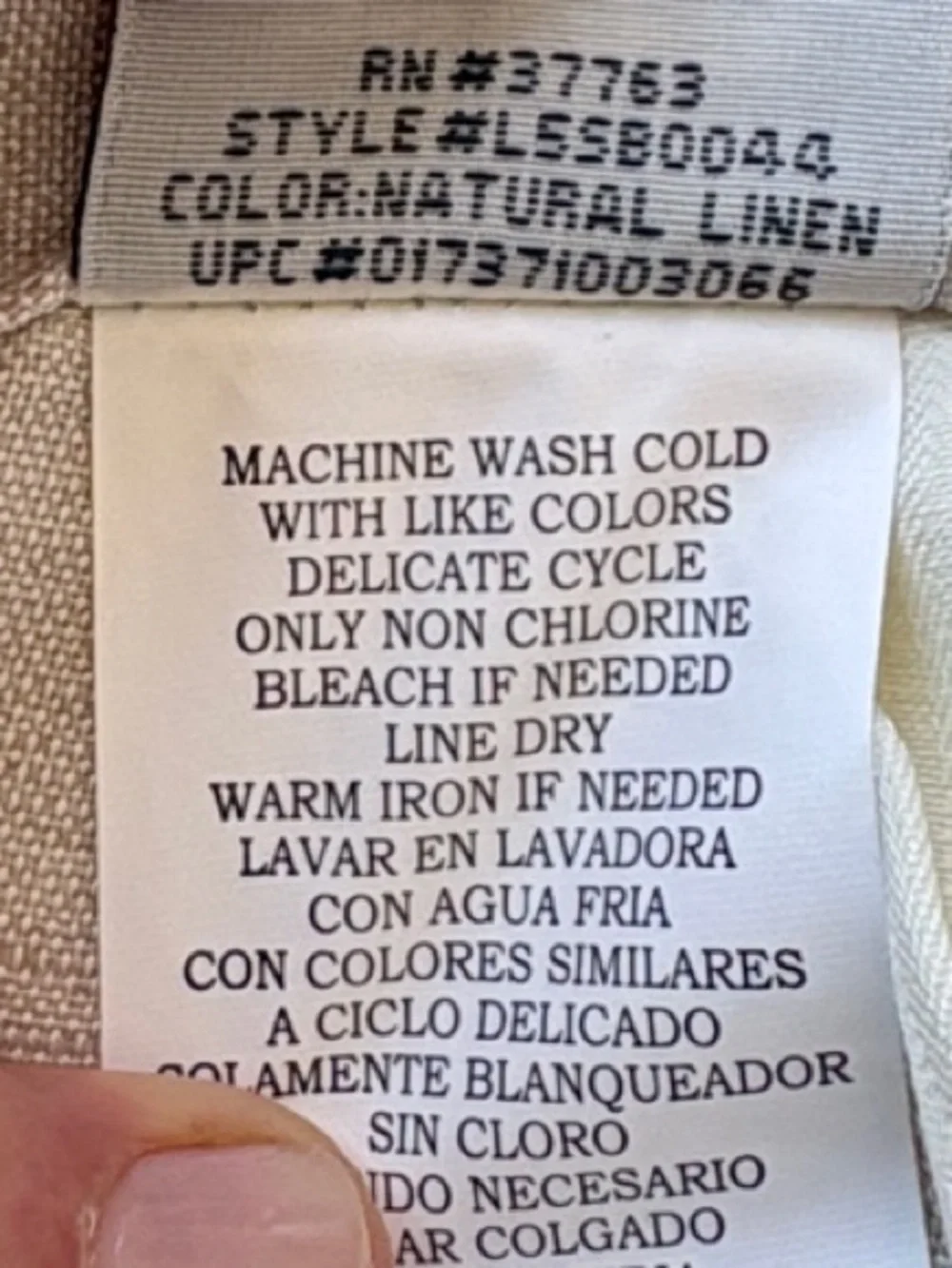 NWT Cubavera Men's Linen Blend Flat Front Drawstring Pants Natural Beige Size L